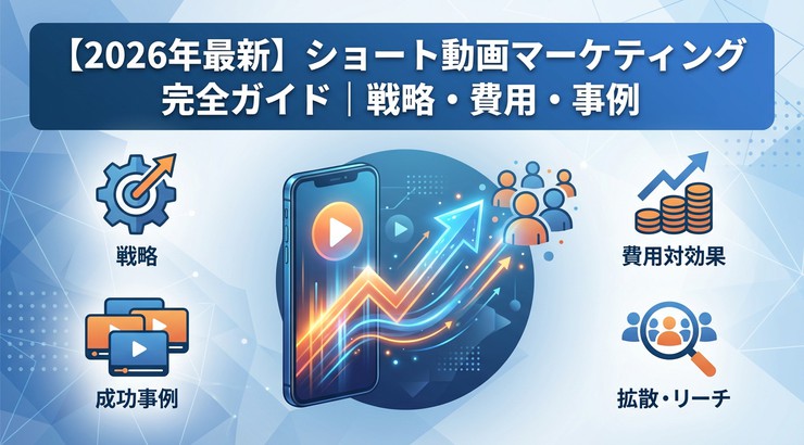 【2026年最新】ショート動画マーケティング完全ガイド|戦略・費用・事例