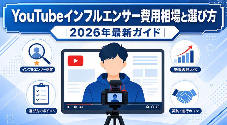 YouTubeインフルエンサー費用相場と選び方｜2026年最新ガイド