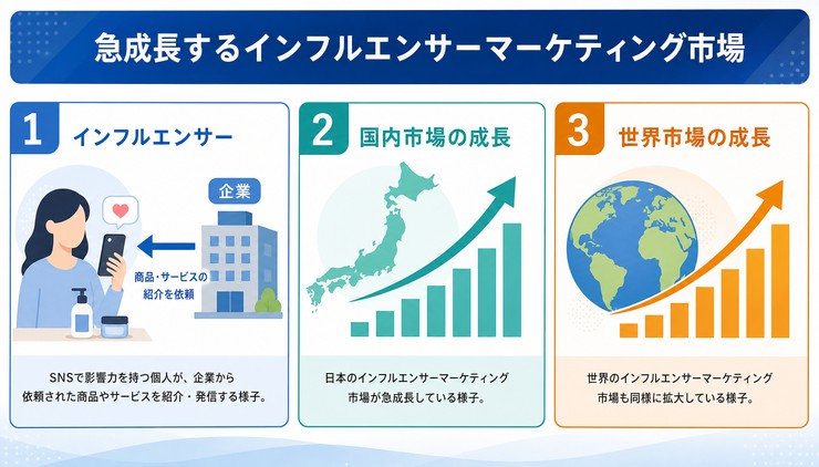 インフルエンサーマーケティング メリット