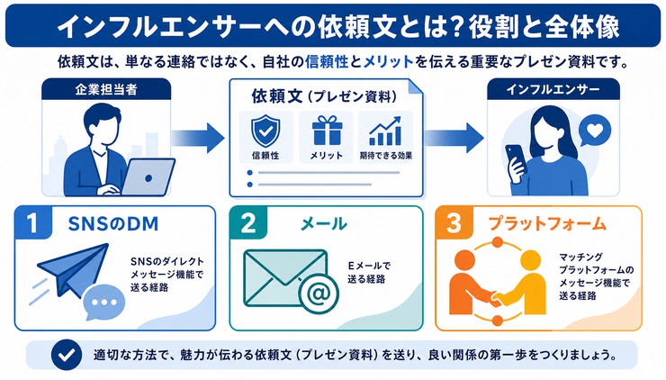 インフルエンサー 依頼文 雛形