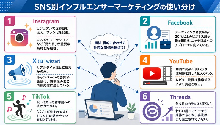 インフルエンサーマーケティング メリット
