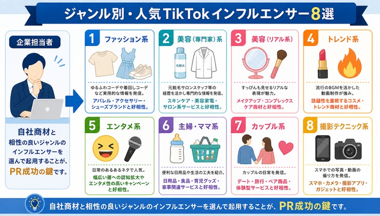 TikTok インフルエンサー