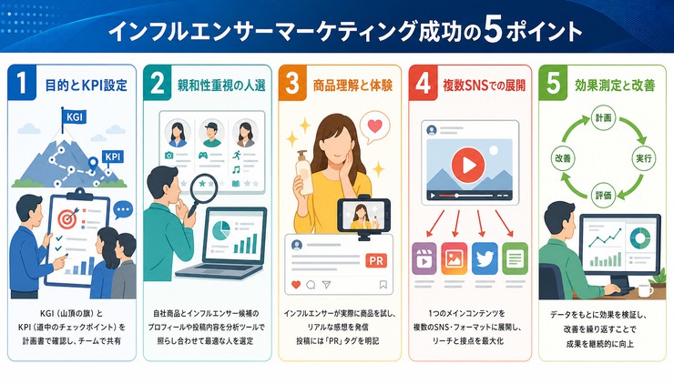 インフルエンサーマーケティング メリット