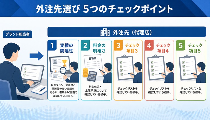 インフルエンサーマーケティング 自社 外注