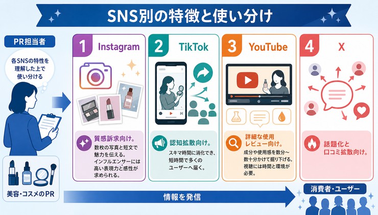 美容 コスメ インフルエンサー
