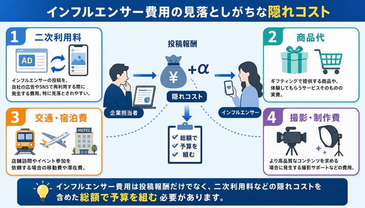 インフルエンサー 費用 相場